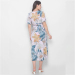 Floral Maternity Midi Dress