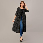 Cotton Long Printed Shrug for Women